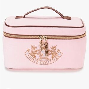 Juicy couture toiletries velour bag baby pink